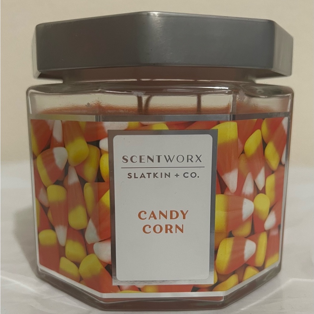 ScentWorx by Slatkin + Co. Candy Corn Candle-Orange 14.5oz